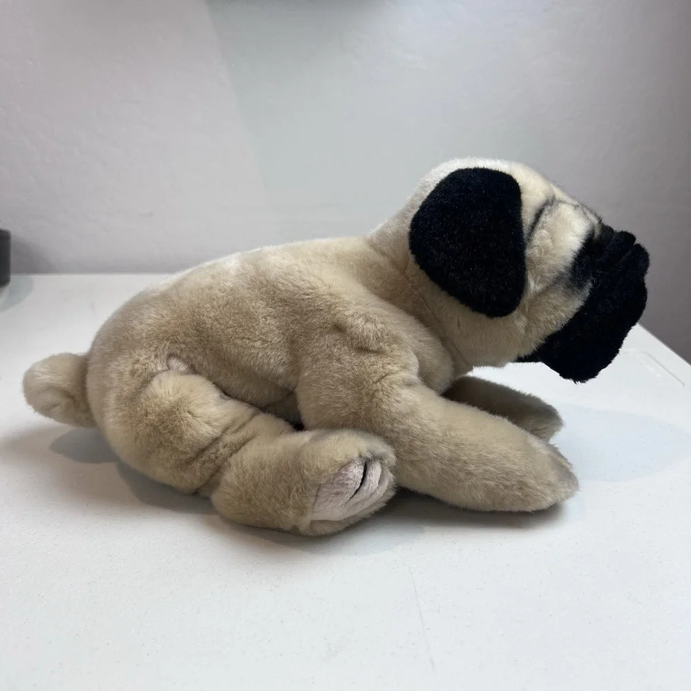 Animal Alley Toys R Us Pug Puppy Dog Plush Stuffed Animal Realistic 12